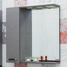 Зеркало-шкаф Sanflor Торонто 75 венге, орфео серый, L